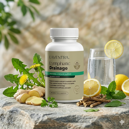 New Maximum Potency Formula - Lymphatic Drainage Capsules by Laventra™
