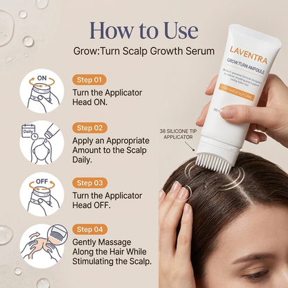 Laventra™- Hair Growth Serum with Built in Brush