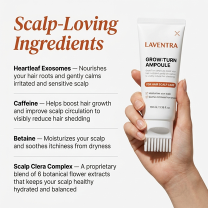 Laventra™- Hair Growth Serum with Built in Brush